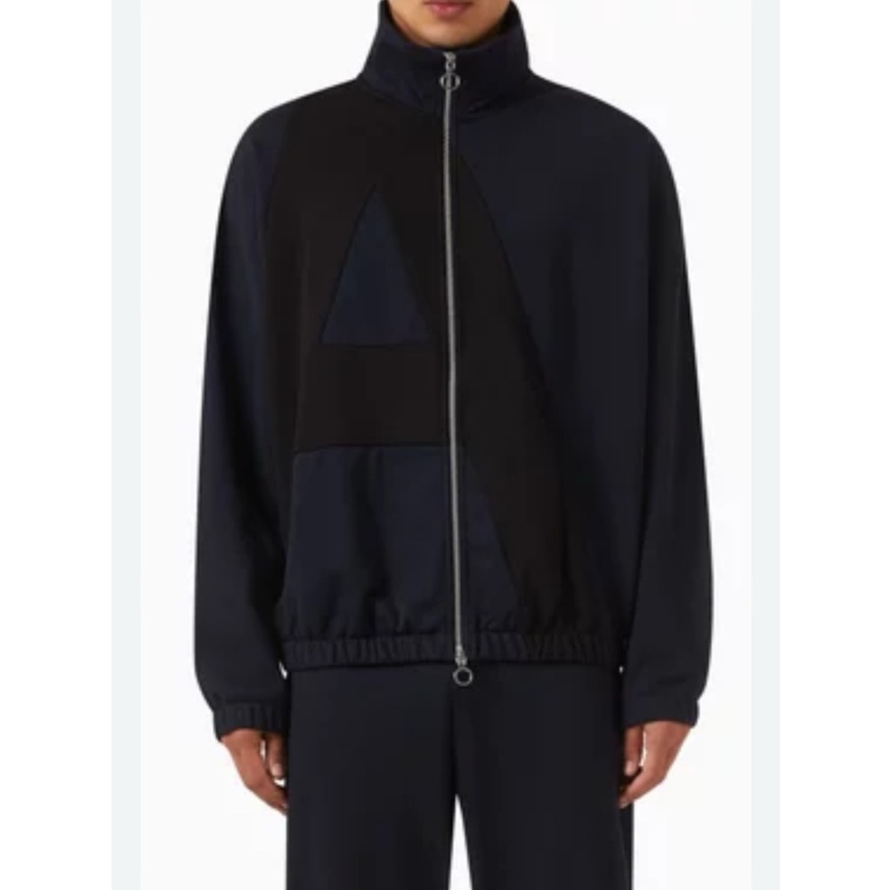 AX Armani Exchange Full Zip Mock Neck 100% Cotton Men’s Sweatshirt Size M